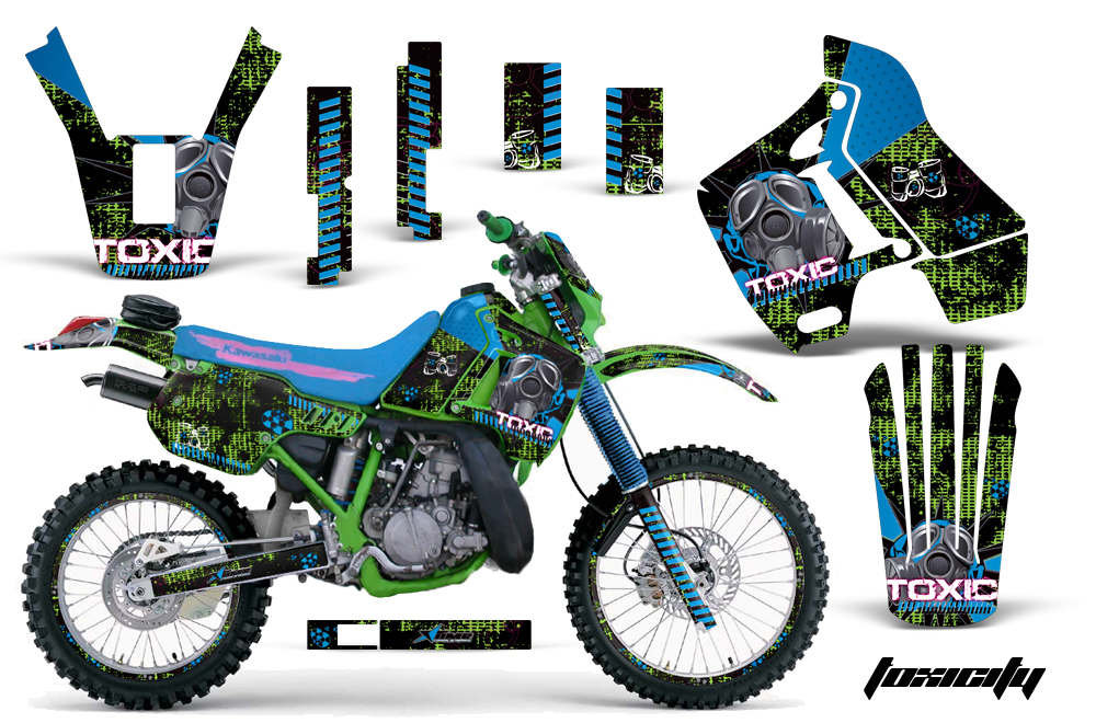 Kawasaki KDX 200 89-94 NP Graphic Kit TX GBP NPs